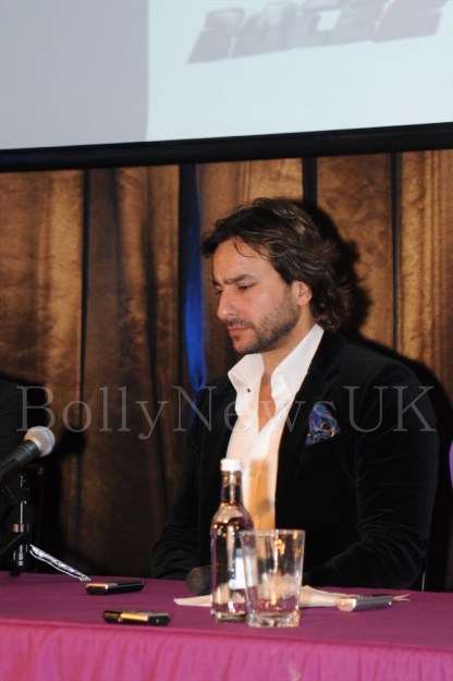 Saif Ali Khan - London - Race 2 - Press Conference